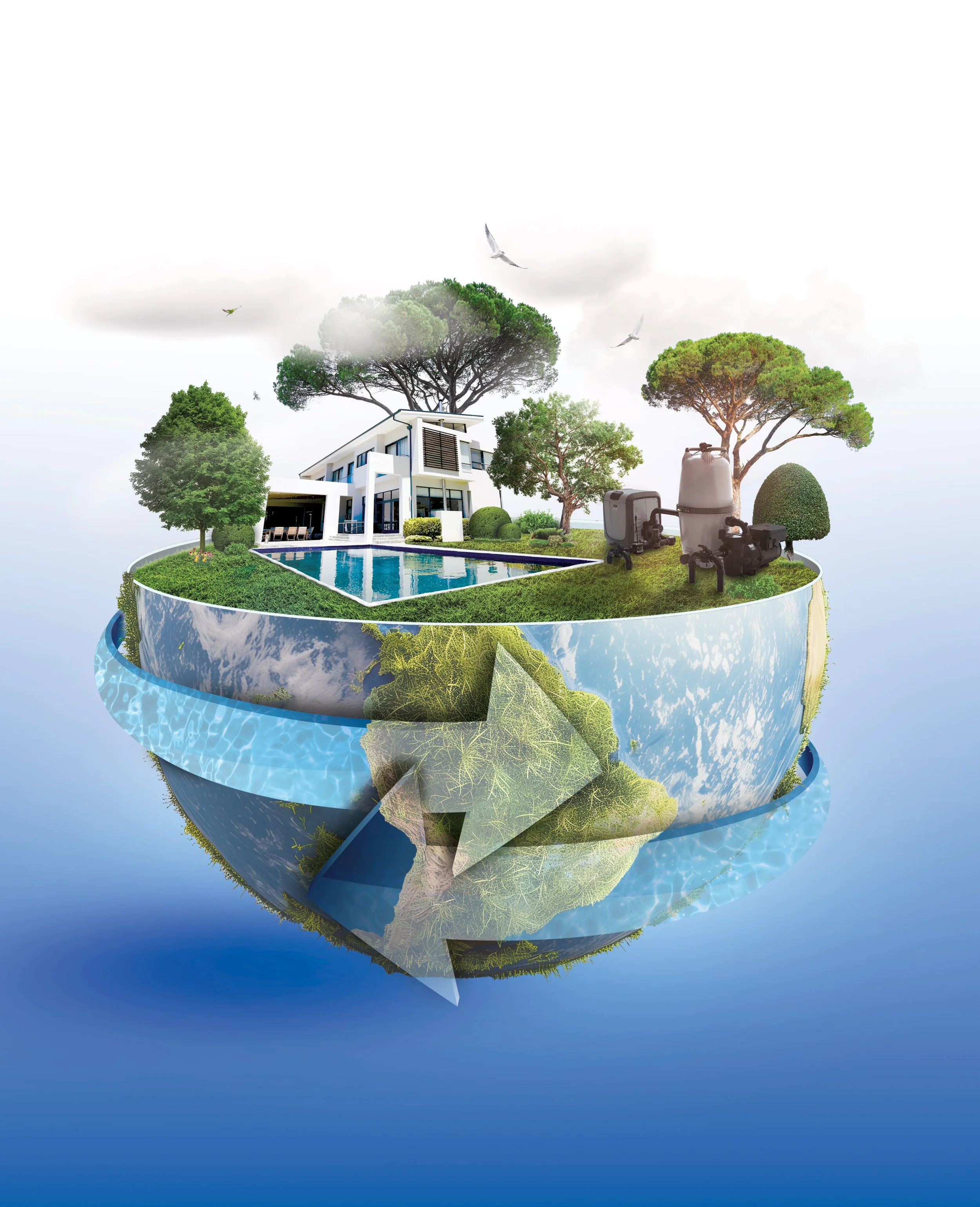 Fluidra Global campaign system detail
