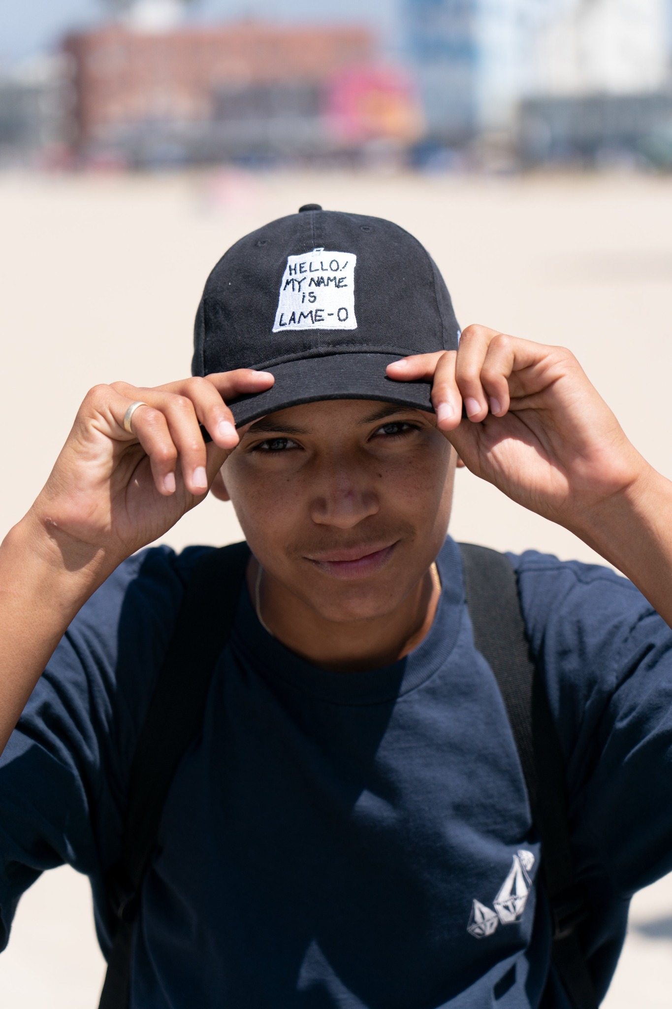 Rocket Power campaign portrait with New Era cap