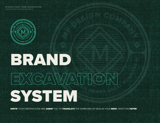 Fast preview of all 32 pages in the Brand Excavation System